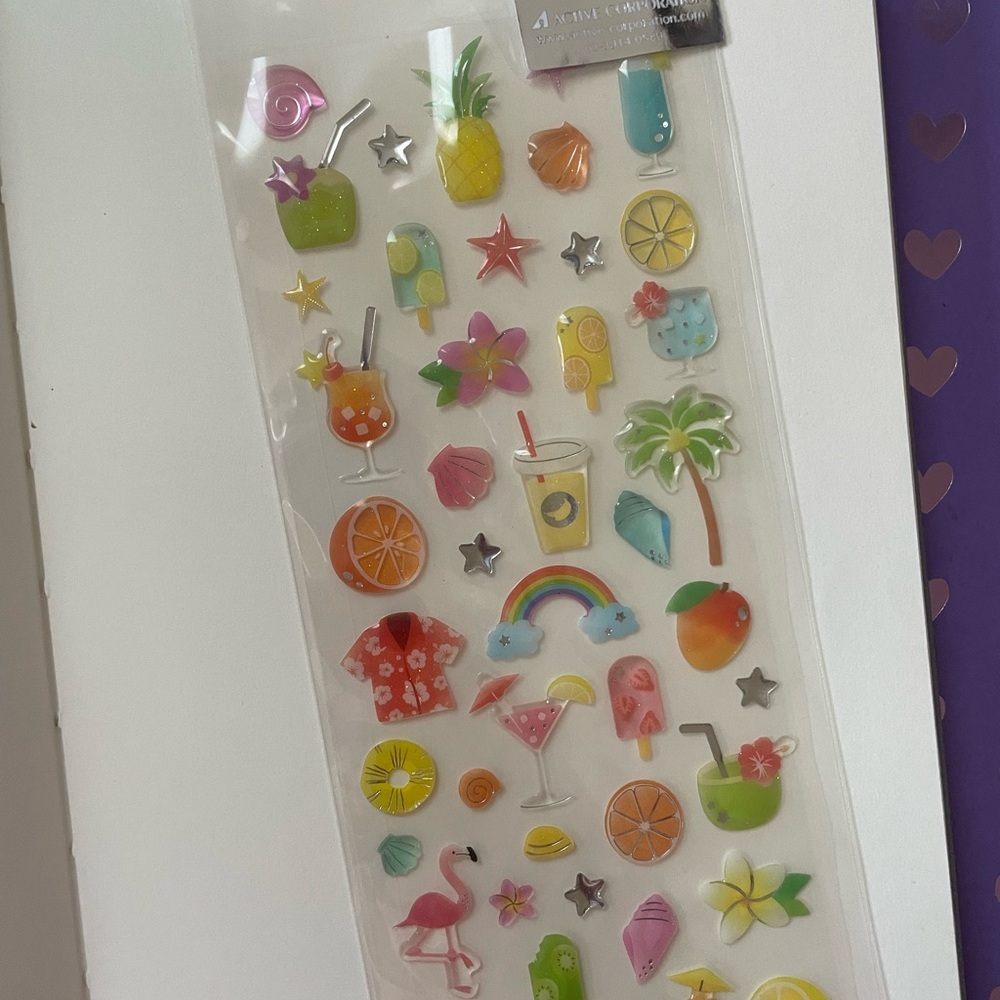 Garden Summer drop seal sticker